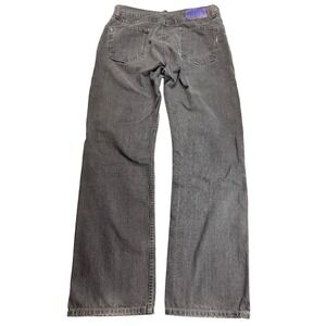 Rusty R Dot Denim‎ Straight 180 Fit Jeans Mens 36 Faded Black Skate Surf Casual